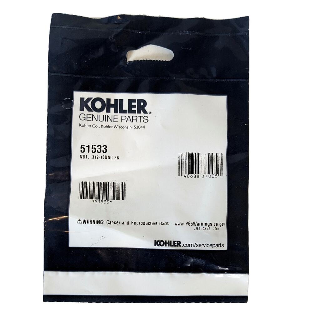 Kohler Toilet Bolt Nut 51533 .312 Replacement Part